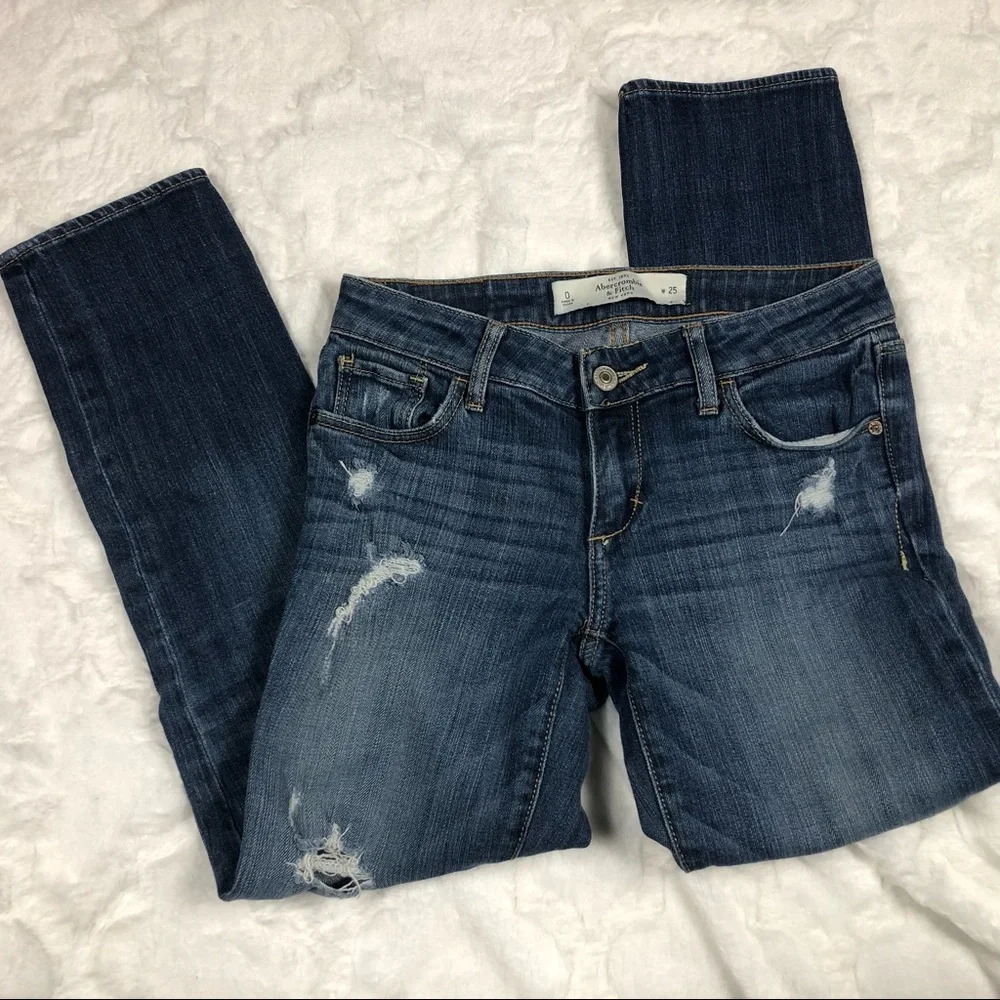 Abercrombie & Fitch Blue Jeans waist 25 - Picture 2 of 16
